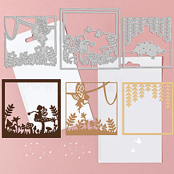 Moldes de corte de acero al carbono stencils&nbsp;DIY-WH0309-360