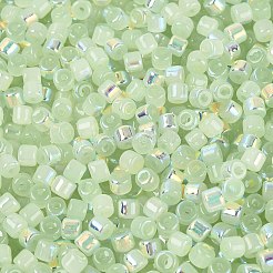 Cuentas de vidrio de imitación de jade de colores fgb&nbsp;SEED-Q040-07A-C04