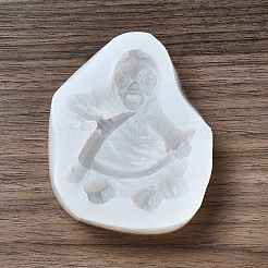 DIY Mini Halloween Totenkopf Statue Formen aus lebensmittelechtem Silikon&nbsp;LS-DIY-G054-C02