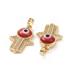 Ottone micro spianare pendenti zirconi&nbsp;ZIRC-F136-02G