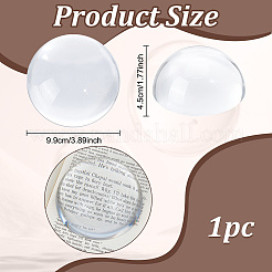 Décorations d'affichage de boule de cristal de verre&nbsp;DJEW-WH0103-032