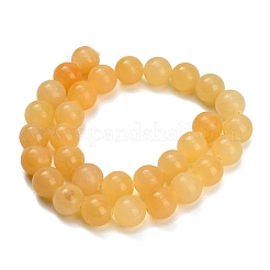 Hilos de cuentas de calcita amarilla natural&nbsp;GG-CBAA3AB-02-12mm