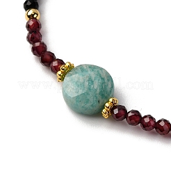 3 set di braccialetti elastici con perle d'acqua dolce coltivate naturali&nbsp;BJEW-JB12365