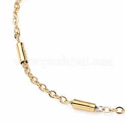Ionenplattierung (IP) 304 Edelstahl-Kabelkettenarmbänder&nbsp;BJEW-JB05655