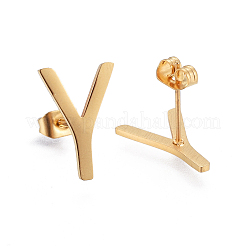 (Schmuck Parteien Fabrikverkauf) 304 Edelstahl Ohrstecker&nbsp;EJEW-E241-07Y