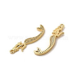 Pendentifs avec zircon cubiques à micro-pavés en laiton&nbsp;KK-P344-08A-G