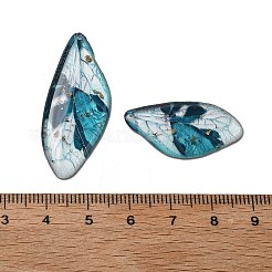 4 ciondolo a forma di ali di farfalla in resina epossidica trasparente&nbsp;RESI-C057-03D