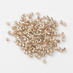 Vergoldet Glas Stiftperlen&nbsp;SEED-R043-11
