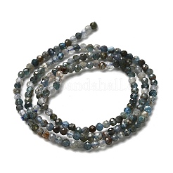 Chapelets de perles en apatite naturelle&nbsp;G-RM2025-A18-2mm-A
