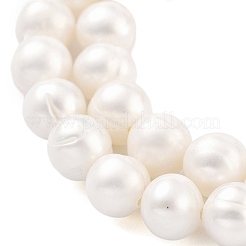 Fili di perle di perle d'acqua dolce coltivate naturali&nbsp;PEAR-C003-13C