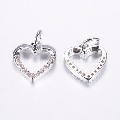 Charms in zirconia cubici microattivi a lunga durata in ottone placcato&nbsp;X-ZIRC-F069-39P