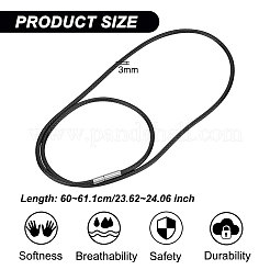 Geflochtene Rundschnüre aus gewachstem Polyester&nbsp;FIND-WH0136-59B-01