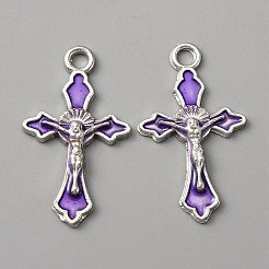 Pendentifs d'émail en alliage&nbsp;ENAM-WH0057-22F