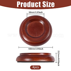 4 tappetino in legno per pianoforte&nbsp;AJEW-WH0455-457