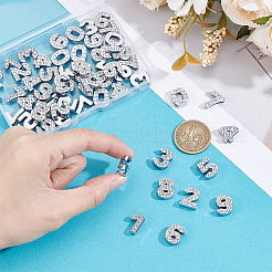 60-teiliges Set aus Strass-Anhängern aus einer Legierung&nbsp;FIND-UN0010-37P