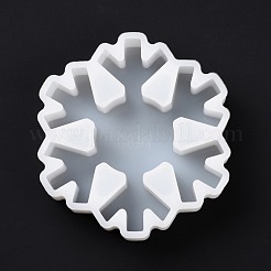 Moules en silicone de qualité alimentaire pour bougies en forme de flocon de neige&nbsp;DIY-L067-F02