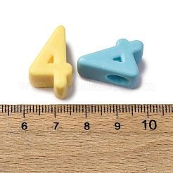 Perline europei acrilici opachi&nbsp;OACR-S072-04B