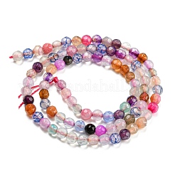 Chapelets de perles d'agate naturelle&nbsp;G-Q1000-01G