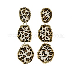 Pendientes colgantes de aleación acrílica&nbsp;EJEW-M075-01G-03