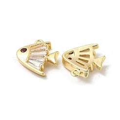 Adornos de latón micropavé de circonia cúbica&nbsp;KK-H460-33G