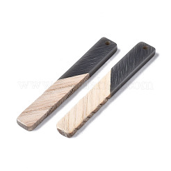 Gros pendentifs en résine et bois&nbsp;RESI-T035-19-A01