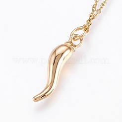 Collane con ciondolo in acciaio inossidabile 304&nbsp;NJEW-P224-11