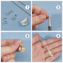 4 pz 925 pinze per rompighiaccio in argento sterling&nbsp;FIND-HS0002-08B