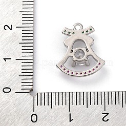 Crémaillère en laiton avec pendentifs en zircone cubique&nbsp;KK-Q010-05P