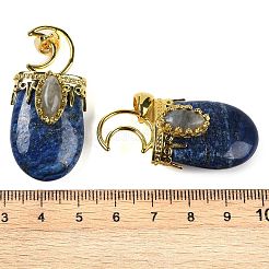 Lapis naturelles teints pendentifs lazuli&nbsp;G-L524-17G-11