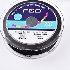 Fil d'acier rond à 7 brin recouvert de nylon&nbsp;TWIR-T002-01A-02