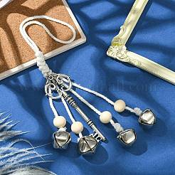 Decoraciones colgantes de hierro campana&nbsp;HJEW-JM02171-02
