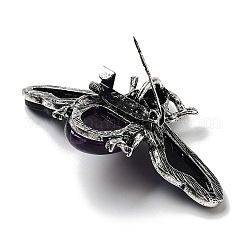 Broches d'insectes en alliage de style tibétain&nbsp;JEWB-A021-03AS-06