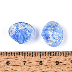 Fili di perline di lampwork in lamina fatti a mano&nbsp;FOIL-T008-03E