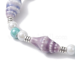 3 braccialetti di perline in porcellana fatti a mano in 3 colori&nbsp;BJEW-JB12473