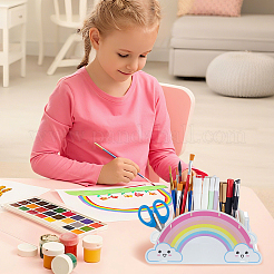 Regenbogen-Stiftehalter aus Acryl&nbsp;DIY-WH0899-372