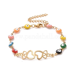 Bracelet à maillons en acier inoxydable 304 avec placage sous vide PVD&nbsp;BJEW-B062-13G