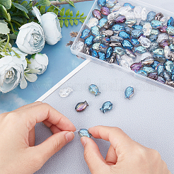 DIY-Sets zur Herstellung von Stretch-Armbändern mit Fischmotiven&nbsp;DIY-SC0020-12B