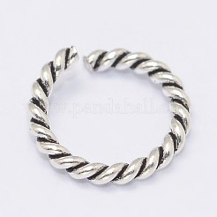 925 offene Biegeringe aus Thailand-Sterlingsilber&nbsp;STER-K022-01AS