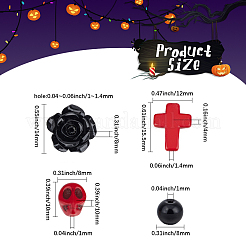 DIY-Stretcharmband-Kits zum Thema Halloween&nbsp;DIY-SC0031-78