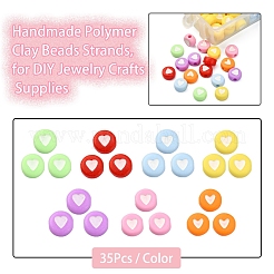 245pcs 7 Farben undurchsichtige Acrylperlen&nbsp;MACR-YW0001-76A