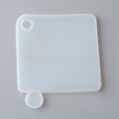 Vierkantdeckel Silikonformen&nbsp;LS-AJEW-D046-19