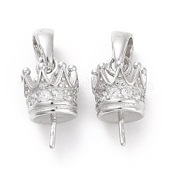 925 gancio per tazza in argento sterling placcato in rodio&nbsp;STER-D035-44P