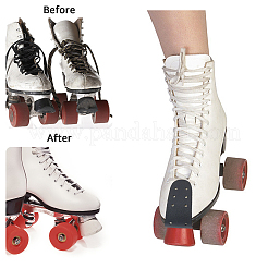 8 Stück PU-Lederbezug für Rollschuhe&nbsp;AJEW-CL0002-64