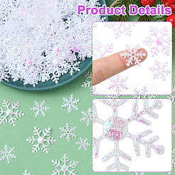 6 sachet de confettis en plastique de 3 styles&nbsp;DIY-SC0031-49A