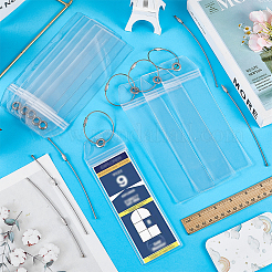 Transparente PVC-Gepäckanhänger&nbsp;DIY-WH0899-503