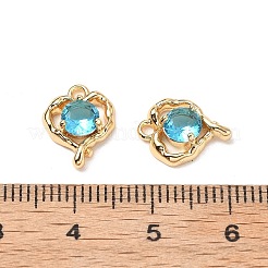 Pendentifs avec zircon cubiques à micro-pavés en laiton&nbsp;KK-A259-15G