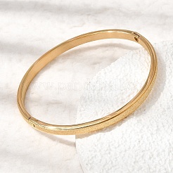 Manschettenarmreifen aus 304 Edelstahl&nbsp;BJEW-H644-08G