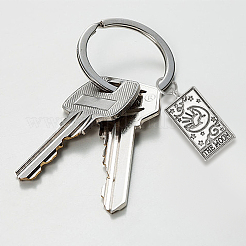 5 portachiavi con ciondolo in lega di zinco in 5 stili&nbsp;FIND-HY0004-10