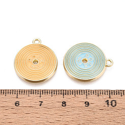 Emaille Anhänger Legierung&nbsp;ENAM-T024-31M-G