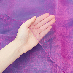 Tissu en maille de polyester dégradé pour le bricolage&nbsp;DIY-WH0888-01B